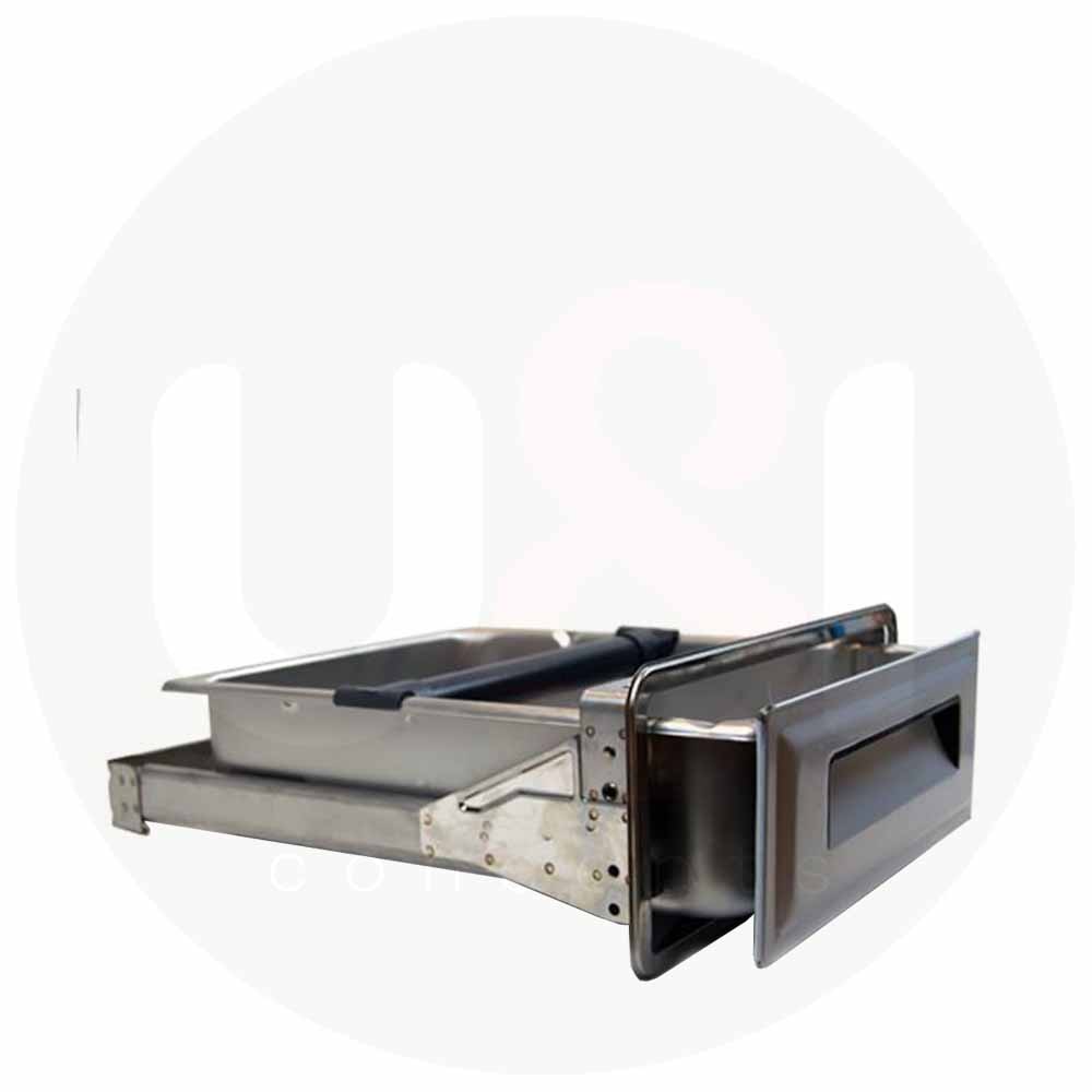 Ronda uitkloplade inbouw RVS