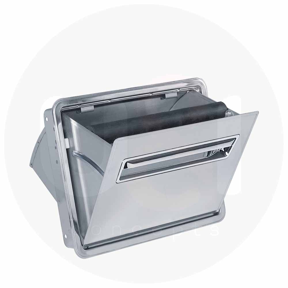 Priolinox uitklopkantelbak RVS inbouw 