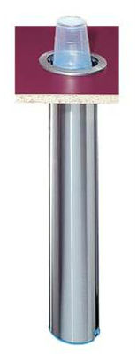 Bekerdispenser L inbouw RVS verticaal