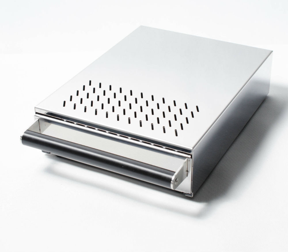 Uitkloplade RVS 'Grounds Control' [280 x 370 x 100 mm]