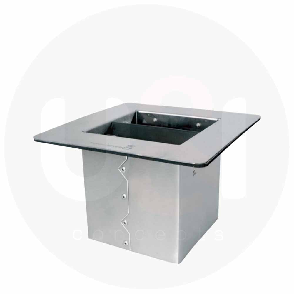 Uitverkoop: Chute 'drop-in' RVS [245 x 152 mm]
