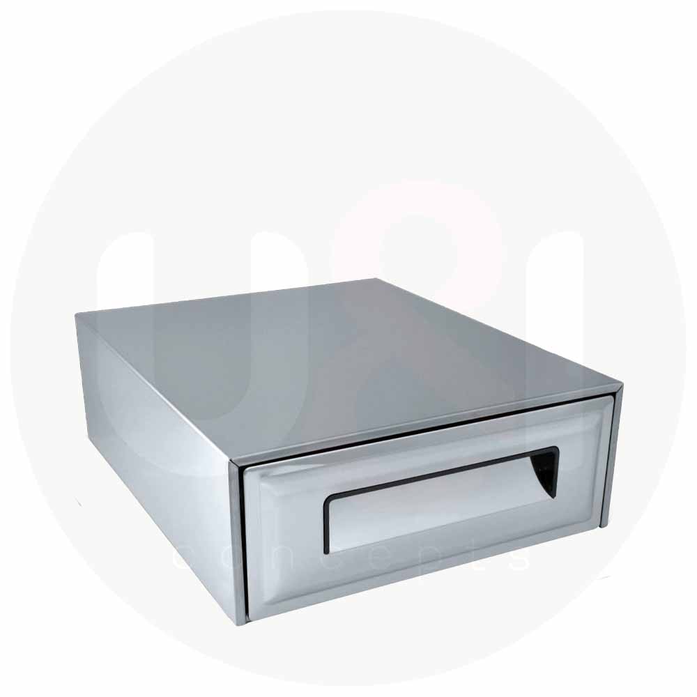 Ronda uitkloplade tabletop RVS met kap