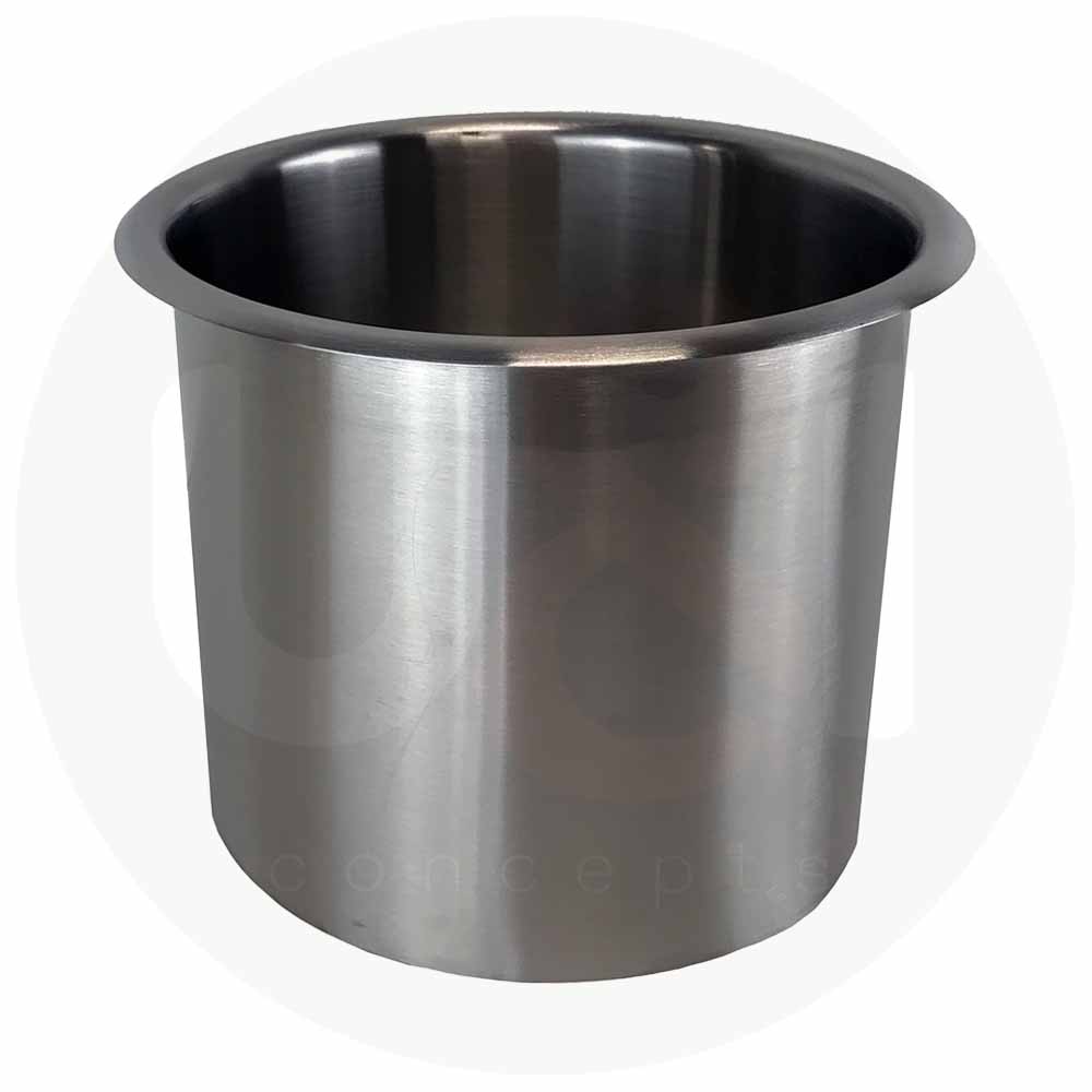 Afvaldoorvoer RVS [Ø147 x 131 mm]