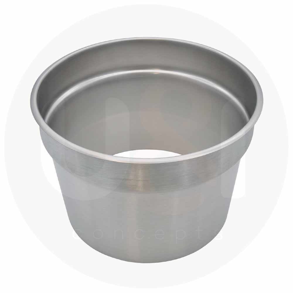 Afvaldoorvoer RVS [Ø287 x 185 mm] conisch