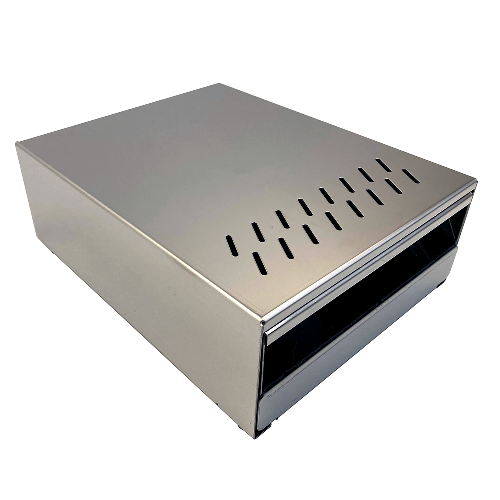 Uitkloplade RVS 'Grounds Cub 12' [200x 250 x 85 mm]