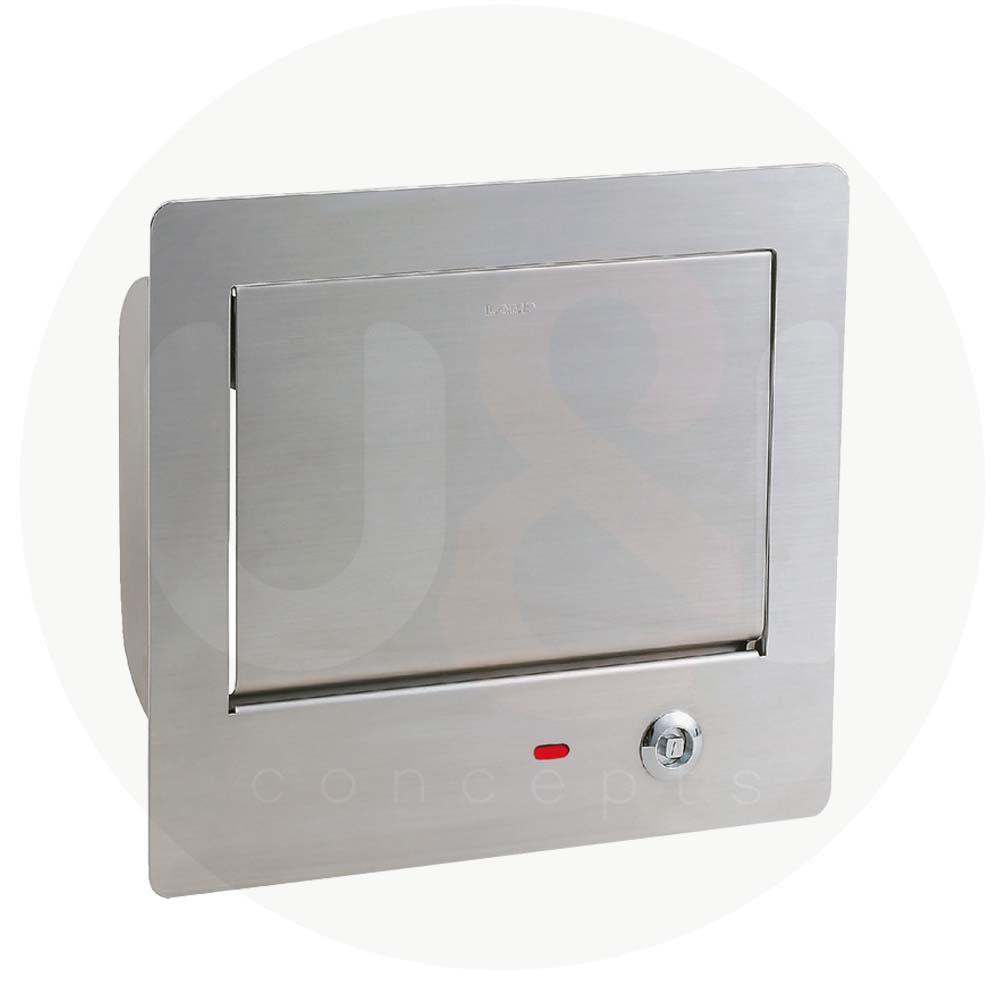 Afvalklep [234 x 160 mm] AZ-GD met slot