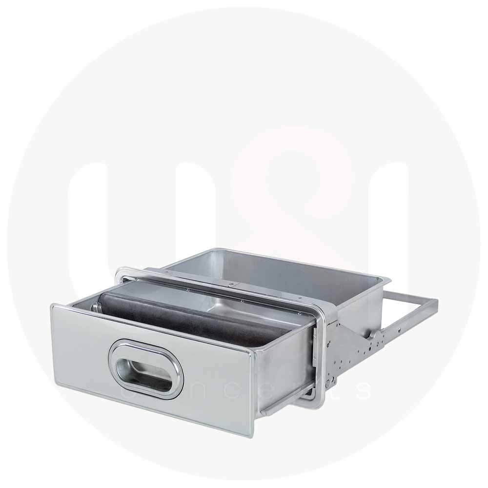 Priolinox uitkloplade RVS inbouw